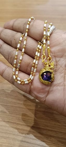 สร้อยคอไม่ลอกไม่ดำใส่ติดตัวยาว 18 นิ้วเหนือล่องนม รูปที่ 12