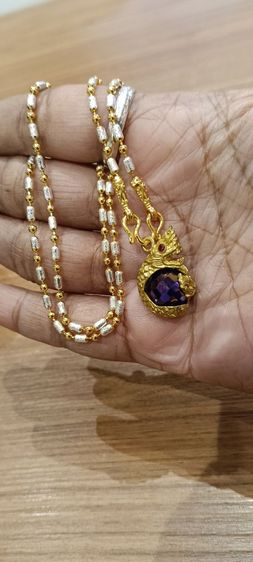 สร้อยคอไม่ลอกไม่ดำใส่ติดตัวยาว 18 นิ้วเหนือล่องนม รูปที่ 6