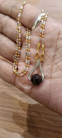 สร้อยคอไม่ลอกไม่ดำใส่ติดตัวยาว 18 นิ้วเหนือล่องนม รูปที่ 16