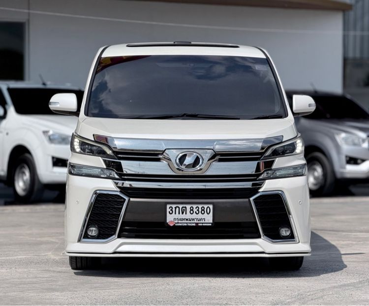 Toyota Vellfire 2014 2.4 V Utility-car เบนซิน ไม่ติดแก๊ส เกียร์อัตโนมัติ ขาว รูปที่ 3