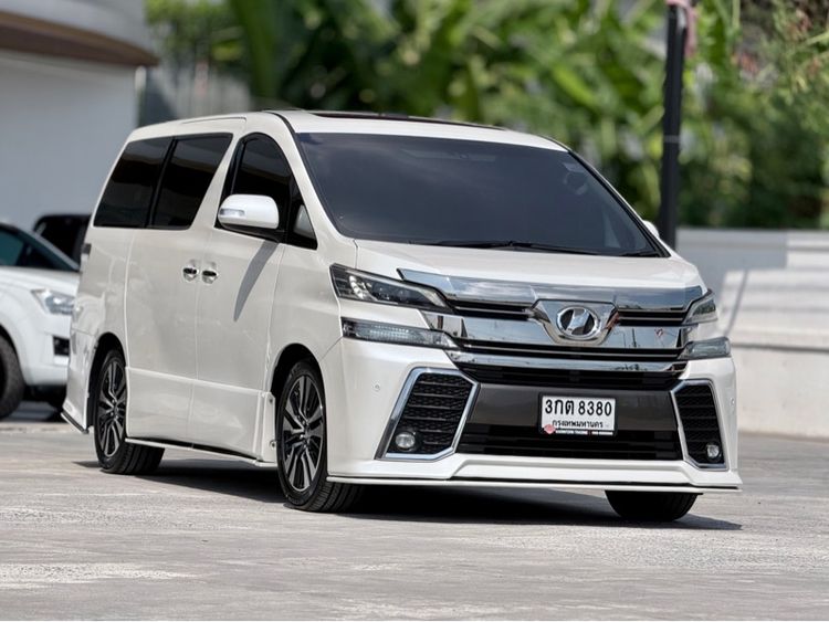 Toyota Vellfire 2014 2.4 V Utility-car เบนซิน ไม่ติดแก๊ส เกียร์อัตโนมัติ ขาว รูปที่ 2