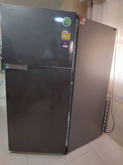 ตู้เย็น 2 ประตู TOSHIBA  ขนาด 12.8 คิว สีเทา รูปที่ 4