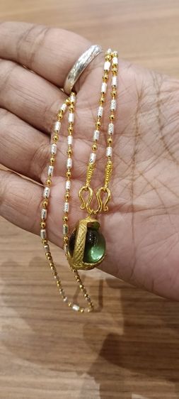 สร้อยคอไม่ลอกไม่ดำยาว 18 นิ้วเหนือล่องนม รูปที่ 16