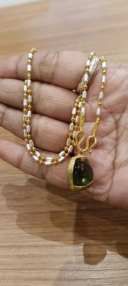 สร้อยคอไม่ลอกไม่ดำยาว 18 นิ้วเหนือล่องนม รูปที่ 6