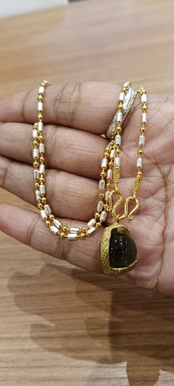 สร้อยคอไม่ลอกไม่ดำยาว 18 นิ้วเหนือล่องนม รูปที่ 12