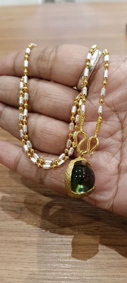 สร้อยคอไม่ลอกไม่ดำยาว 18 นิ้วเหนือล่องนม รูปที่ 2