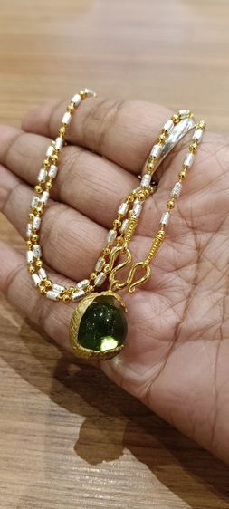 สร้อยคอไม่ลอกไม่ดำยาว 18 นิ้วเหนือล่องนม รูปที่ 4