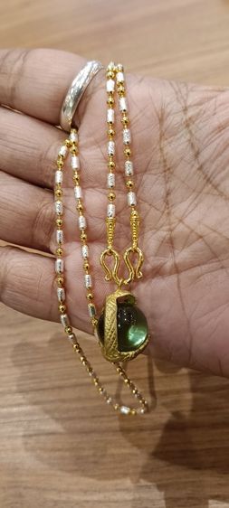 สร้อยคอไม่ลอกไม่ดำยาว 18 นิ้วเหนือล่องนม รูปที่ 15