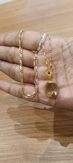 สร้อยคอไม่ลอกไม่ดำใส่ติดตัวยาว 18 นิ้วเหนือล่องนม รูปที่ 13