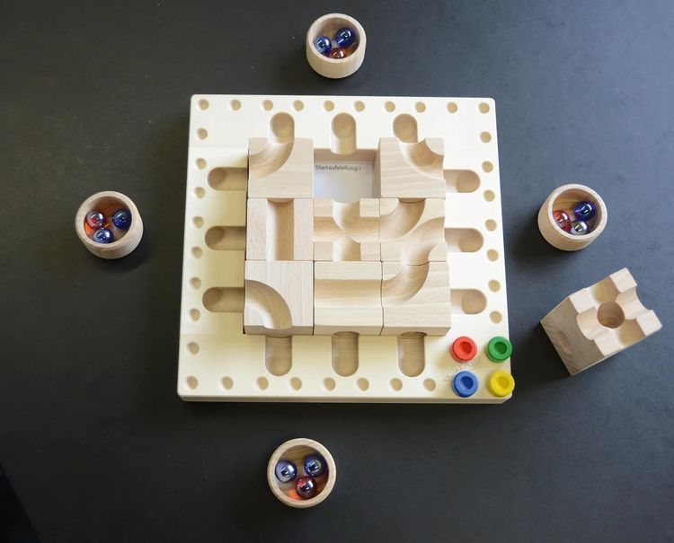 Cuboro Tricky Ways  บล็อคไม้  ตัวต่อลูกแก้ว รูปที่ 4