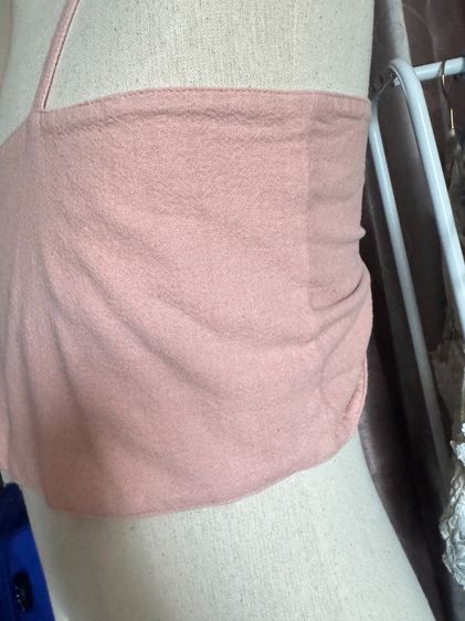 สายเดี่ยวผ้าฝ้ายสี flamingo ผูกหลังแซ่บ ค่าส่ง 20 รูปที่ 6