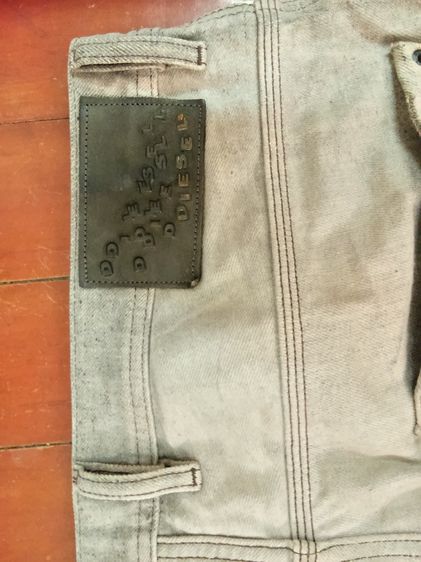 🇮🇹 Diesel Krooley – Distressed Grey Denim Carrot Fit ของแท้ Made in Italy  รูปที่ 6