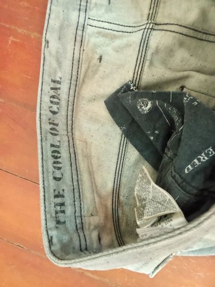 🇮🇹 Diesel Krooley – Distressed Grey Denim Carrot Fit ของแท้ Made in Italy  รูปที่ 4