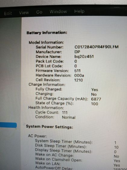 Macbook Air 13 2017 แรม 8Gb ความจุ 128Gb รูปที่ 11