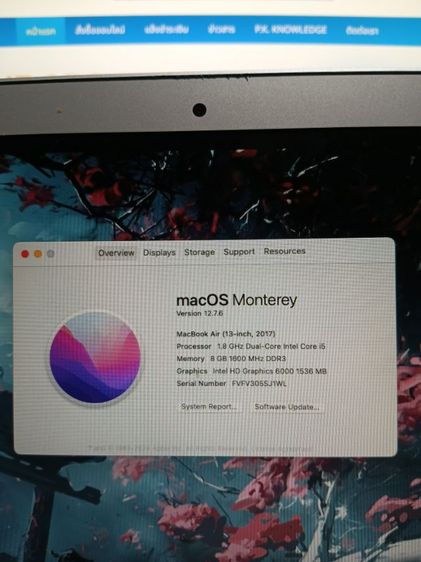 Macbook Air 13 2017 แรม 8Gb ความจุ 128Gb รูปที่ 10