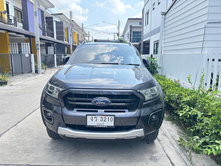 รถ Ford Ranger 2.0 Bi-Turbo Hi-Rider Wildtrak สี เทา
