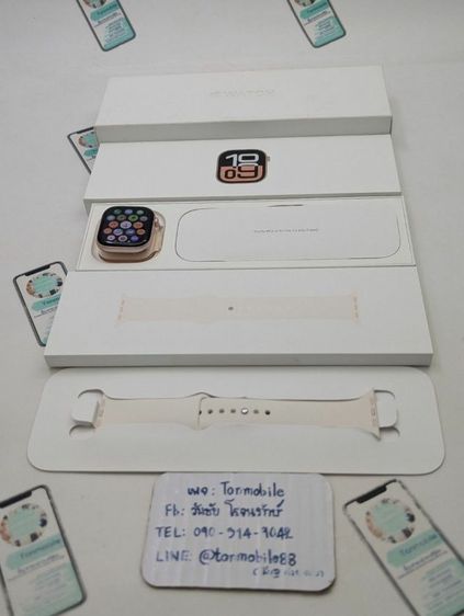 ขาย เทิร์น Apple Watch Series 10 46 mm Gps Rose Gold ศูนย์ไทย สภาพสวย อุปกรณ์ครบยกกล่อง ประกันเหลือ สุขภาพแบต 100 เพียง 7,290 บาท ครับ