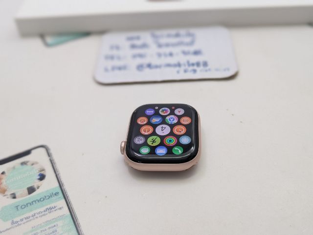 ขาย เทิร์น Apple Watch Series 10 46 mm Gps Rose Gold ศูนย์ไทย สภาพสวย อุปกรณ์ครบยกกล่อง ประกันเหลือ สุขภาพแบต 100 เพียง 7,290 บาท ครับ รูปที่ 8