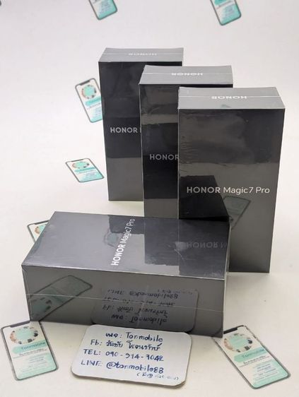 ยี่ห้ออื่นๆ 512 GB ขาย เทิร์น Honor Magic 7 Pro สี Blue ศูนย์ไทย ของใหม่มือ 1 อุปกรณ์แท้ครบยกกล่อง เพียง 18,990 บาท เท่านั้น ครับ 
