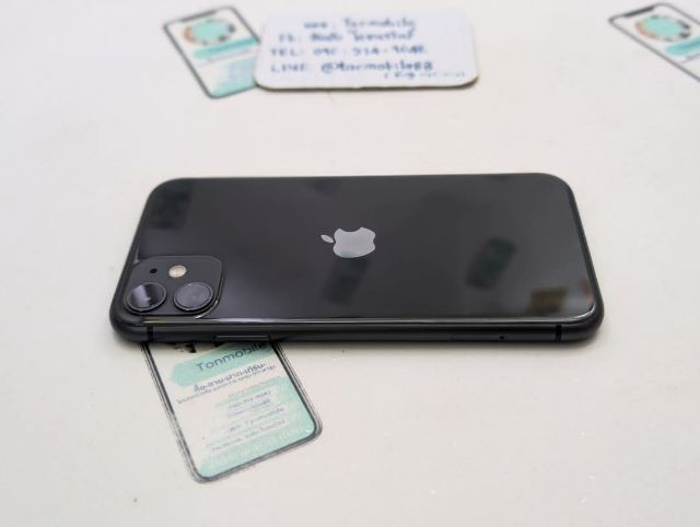ขาย เทิร์น iPhone 11 Black 64 Gb ศูนย์ไทย สภาพสวย อุปกรณ์ครบยกกล่อง สุขภาพแบต 100 ถูกๆ เพียง 5,290 บาท ครับ  รูปที่ 3