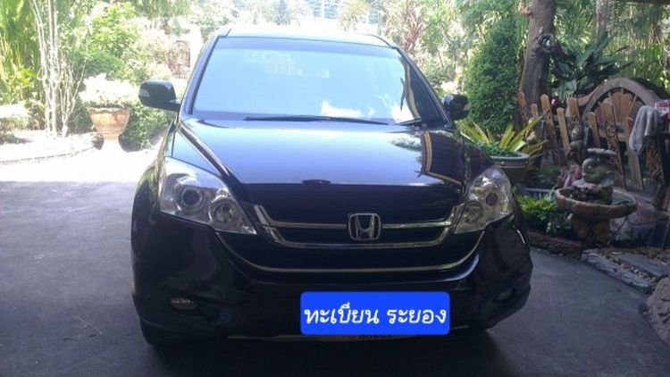 Honda CR-V 2011 2.0 S Utility-car เบนซิน ไม่ติดแก๊ส เกียร์อัตโนมัติ ดำ รูปที่ 2