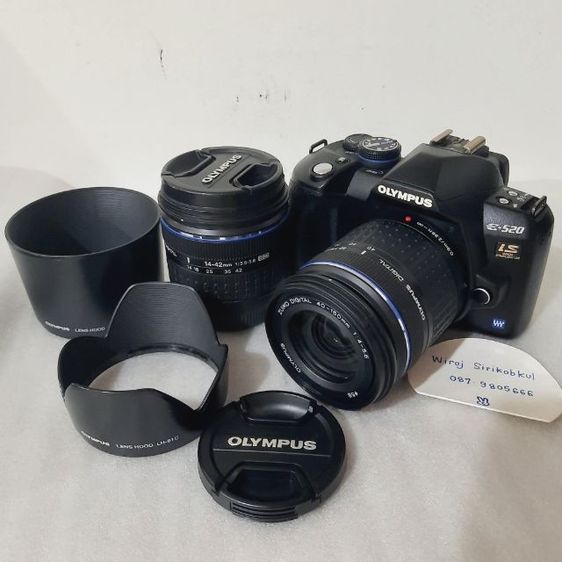 กล้อง dslr โอลิมปัส Olympus e-520 พร้อม 2 เลนส์ สวยมาก ใช้ดีเต็มระบบ รูปที่ 2