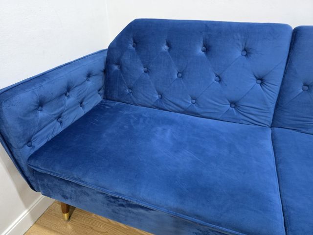 โซฟาเบดกำมะหยี่ sofa bed SB 3 ที่นั่ง รูปที่ 5