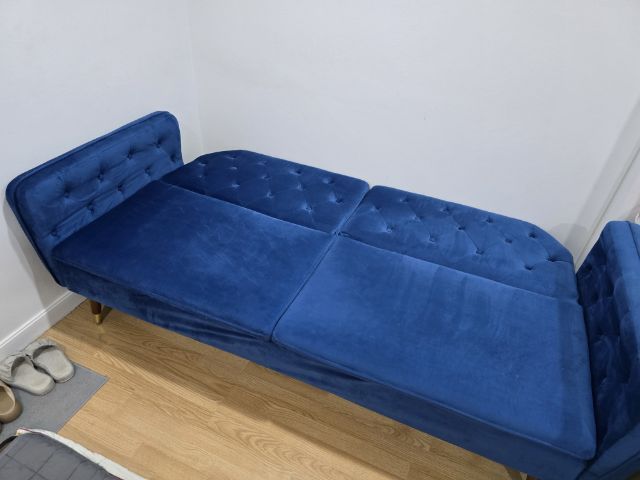 โซฟาเบดกำมะหยี่ sofa bed SB 3 ที่นั่ง รูปที่ 9