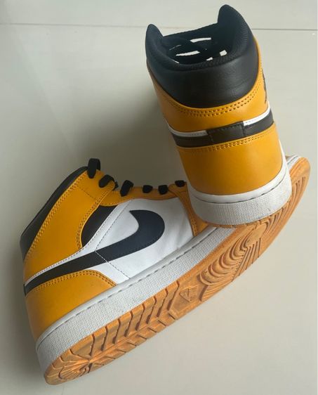 ไม่ระบุ เหลือง รองเท้าออกกำลังกาย Nike Air Jordan 1 High OG "Yellow Toe" (Taxi) ของแท้