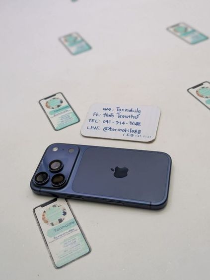 512 GB iPhone 17 Pro 512 Blue ศูนย์ไทย สภาพใหม่เอี่ยม มีตัวเครื่องอย่างเดียว ไม่มีอุปกรณ์อื่น สุขภาพแบต 100 ประกันยาว 8 เดือน เพียง 40,990 บาท ครับ