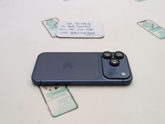 iPhone 17 Pro 512 Blue ศูนย์ไทย สภาพใหม่เอี่ยม มีตัวเครื่องอย่างเดียว ไม่มีอุปกรณ์อื่น สุขภาพแบต 100 ประกันยาว 8 เดือน เพียง 40,990 บาท ครับ รูปที่ 4