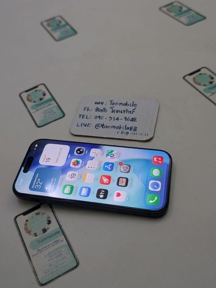 iPhone 17 Pro 512 Blue ศูนย์ไทย สภาพใหม่เอี่ยม มีตัวเครื่องอย่างเดียว ไม่มีอุปกรณ์อื่น สุขภาพแบต 100 ประกันยาว 8 เดือน เพียง 40,990 บาท ครับ รูปที่ 2