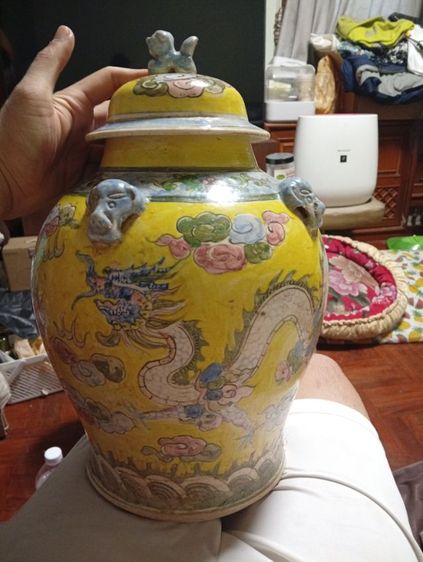 โถ เบญจรงค์ (ของเก่า) รูปที่ 3