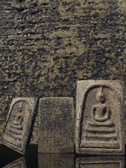 พระสมเด็จ วัดระฆัง พิมพ์ใหญ่ A หลังโหดธรรมชาติ