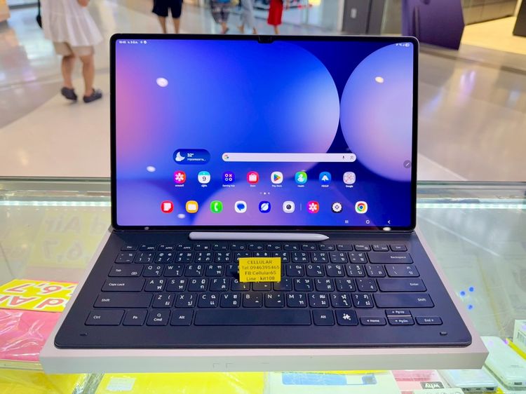 512 GB Samsung Tab S10 Ultra 5G 512GB พร้อมคีย์บอร์ดเคส สภาพสวยมาก ครบกล่อง