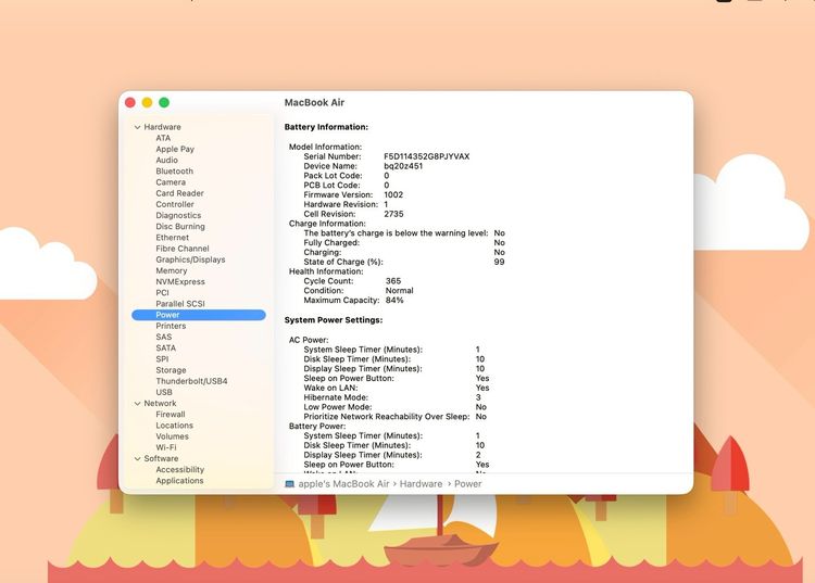 MacBook Air 13-inch M1,2020 Ram8GB SSD256GB Gold รูปที่ 14