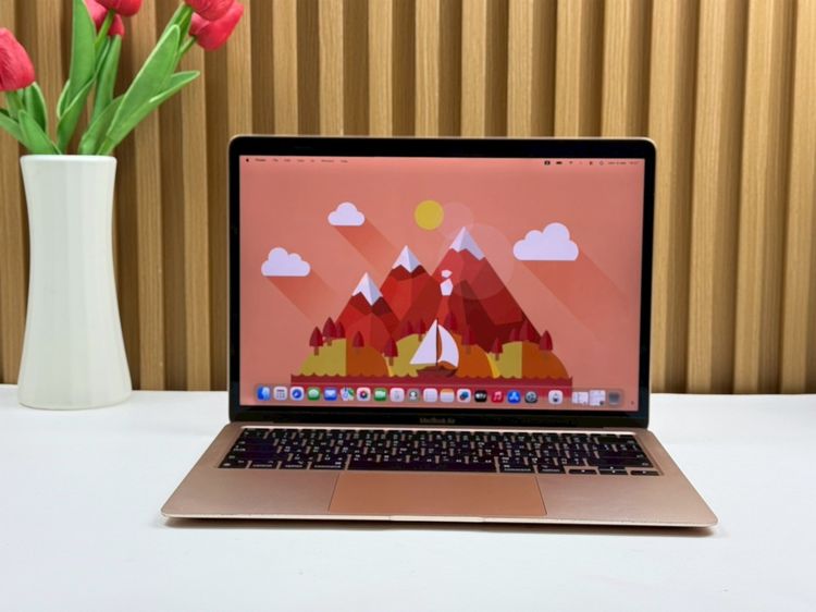 Apple แมค โอเอส 8 กิกะไบต์ อื่นๆ ไม่ใช่ MacBook Air 13-inch M1,2020 Ram8GB SSD256GB Gold