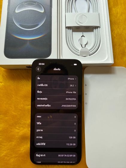 iPhone 16e-ดำใหม่มาก รูปที่ 2
