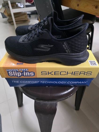 SKECHERS GO-WALK 7 สีดำเบอร์ 41 ครบกล่อง ไม่มีฉีกขาด รูปที่ 3