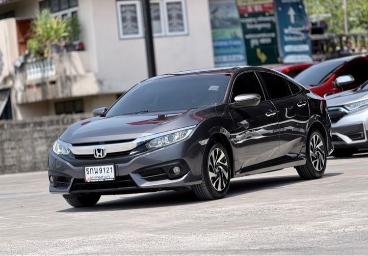 Honda Civic 2016 1.8 EL i-VTEC Sedan เบนซิน ไม่ติดแก๊ส เกียร์อัตโนมัติ เทา รูปที่ 2