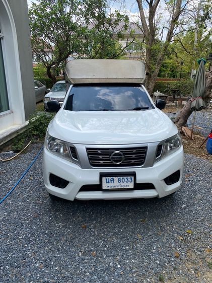 Nissan Navara 2018 2.5 SL Pickup ดีเซล ไม่ติดแก๊ส เกียร์ธรรมดา ขาว รูปที่ 2