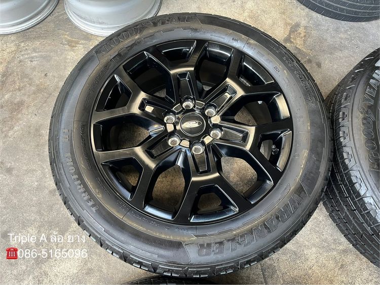 ✨ล้อแม็ก✨Ford Everest Next-Gen Sport ขอบ 20 สีดำแท้💯พร้อมยาง 255-55-20 GoodYear♨️ปี 24♨️ รูปที่ 4