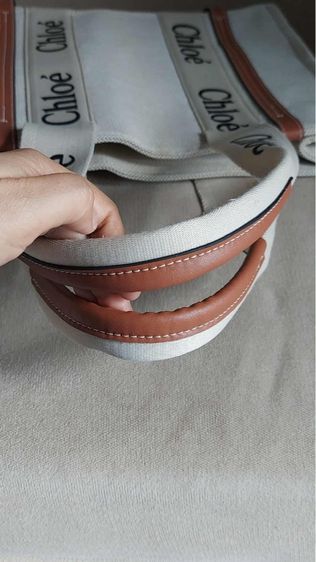 กระเป๋าถือ Chloe เป็นผ้า ทรง tote รูปที่ 6