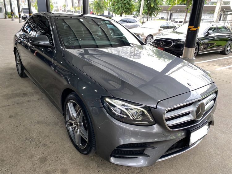 Mercedes-Benz E-Class 2019 E350 AMG Sedan ปลั๊กอินไฮบริด (PHEV) ไม่ติดแก๊ส เกียร์อัตโนมัติ เทา รูปที่ 2