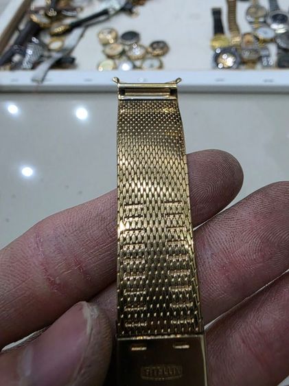 สายสีทอง 10K GF  UK สวย หายาก ของใหม่เก่าเก็บ เดิมๆ 18 มิล ขายตามสภาพ ของใหม่ เก่าเก็บ น่าสะสม พร้อมส่งครับ รูปที่ 7