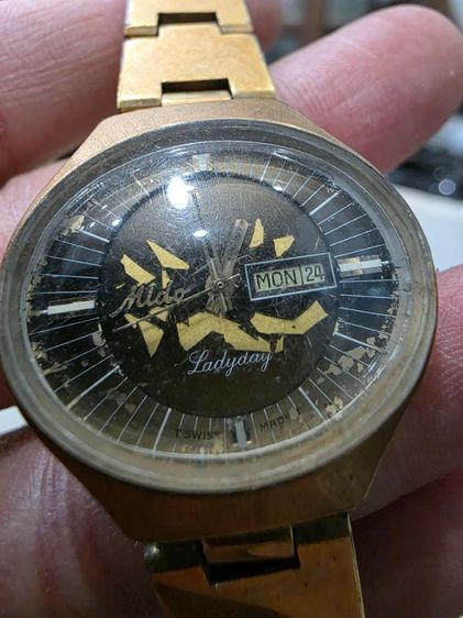 นาฬิกา Mido Ladyday สวยหายาก ของเก่าเก็บเดิมๆ รุ่นเก่า สวย น่าสะสม ขายตามสภาพ พร้อมส่งครับ รูปที่ 2