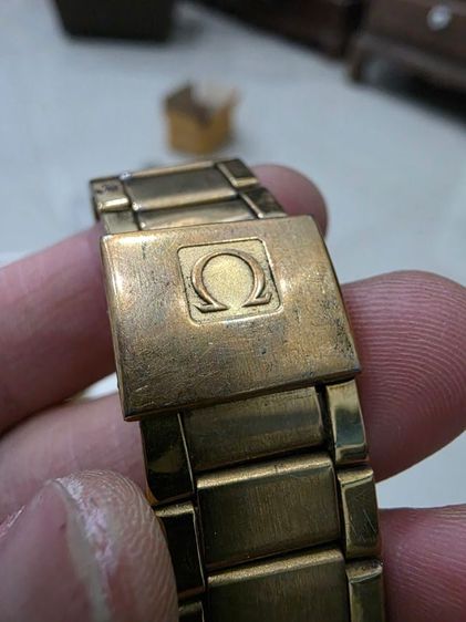 สายนาฬิกา ยี่ห้อ Omega สวยของใหม่เก่าเก็บ เดิมๆ หายาก สีทอง พร้อมส่งครับ รูปที่ 5