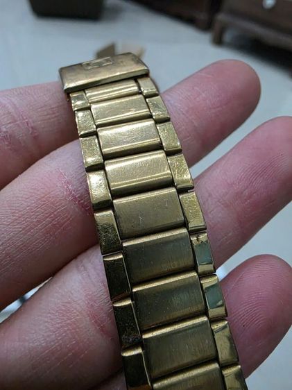 สายนาฬิกา ยี่ห้อ Omega สวยของใหม่เก่าเก็บ เดิมๆ หายาก สีทอง พร้อมส่งครับ รูปที่ 8
