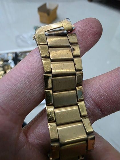 สายนาฬิกา ยี่ห้อ Omega สวยของใหม่เก่าเก็บ เดิมๆ หายาก สีทอง พร้อมส่งครับ รูปที่ 6