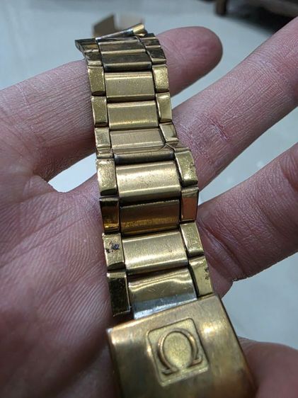 สายนาฬิกา ยี่ห้อ Omega สวยของใหม่เก่าเก็บ เดิมๆ หายาก สีทอง พร้อมส่งครับ รูปที่ 7